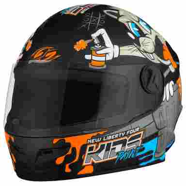 Capacete Fechado Pro Tork Liberty Four Kids Paint Fosco TAMANHO/54 COR/PRETO