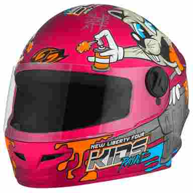 Capacete Moto Fechado Pro Tork Liberty Four Kids Paint Fosco Seguro