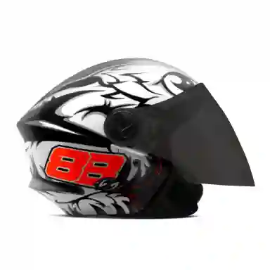 Capacete Aberto Pro Tork New Liberty 3 Gp 88 COR/PRETO TAMANHO/58