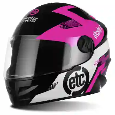 Capacete Fechado Infantil Etceter Kids COR/ROSA TAMANHO/54