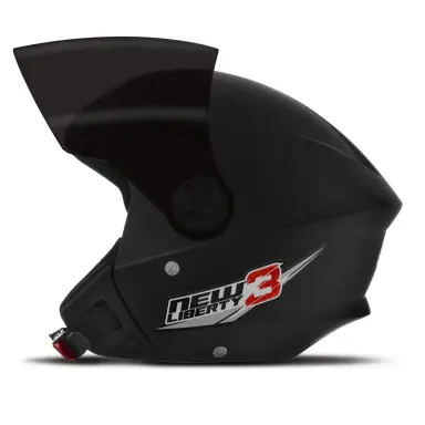 Capacete Aberto Pro Tork New Liberty 3 Solid COR/PRETO FOSCO TAMANHO/60