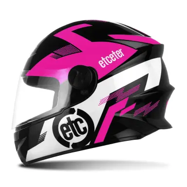 Capacete Fechado Infantil Etceter Kids COR/ROSA TAMANHO/54
