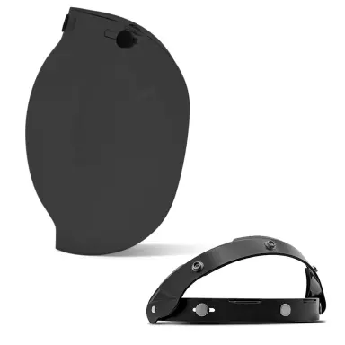 Viseira Bubble Pro Tork com Suporte Flip Up Para Capacete Custom Etceter